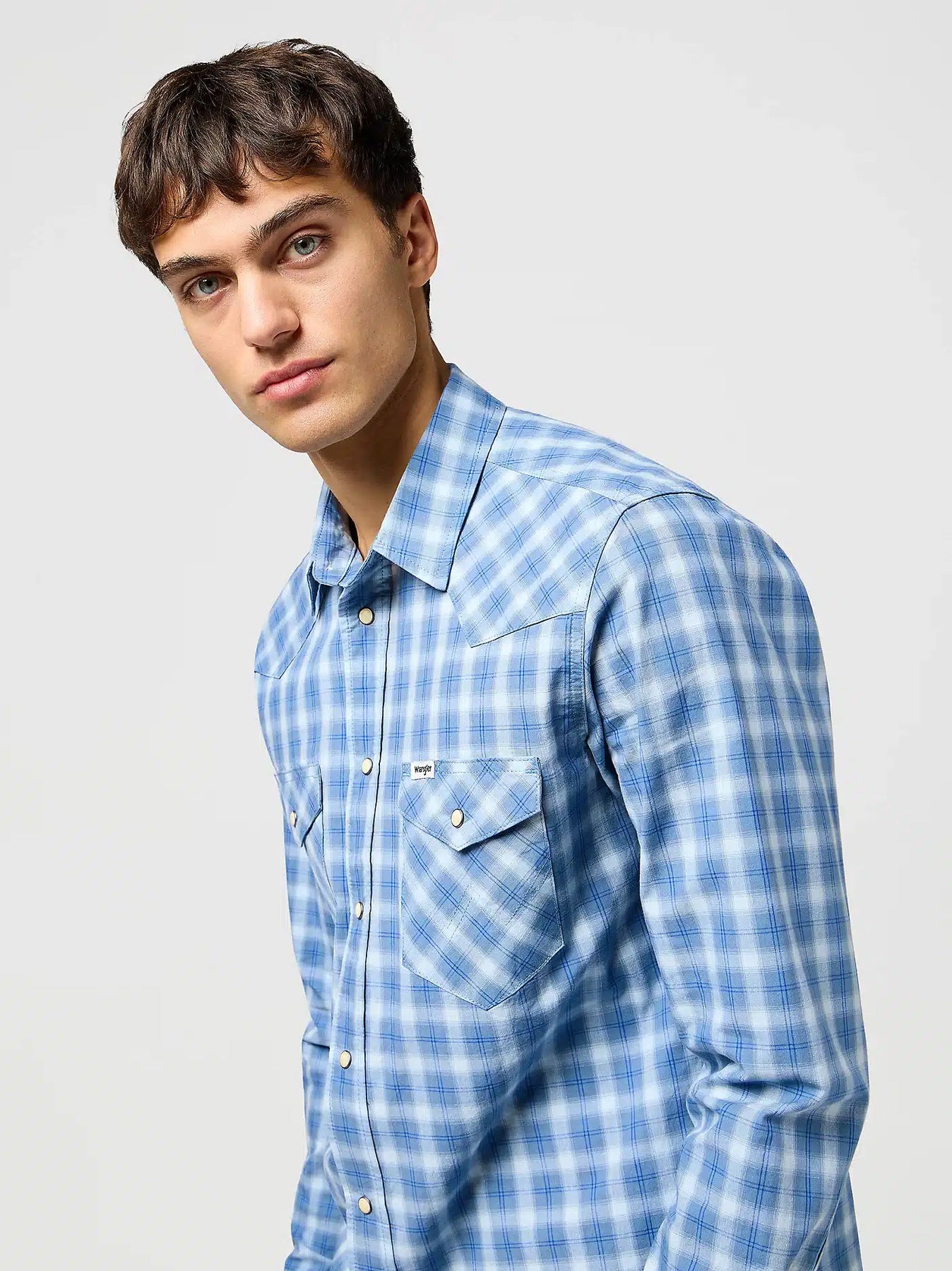 Chemise Roper homme moyen bleu turquoise à carreaux perle Chemise Roper homme moyen bleu turquoise à carreaux perle