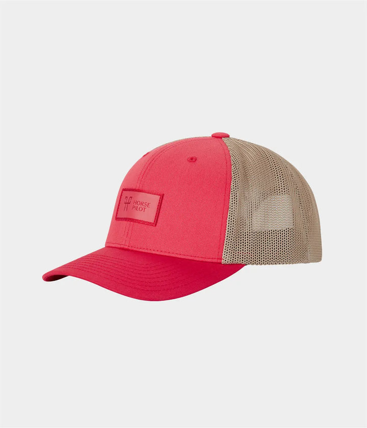 Casquette Trucker rose corail Horse Pilot