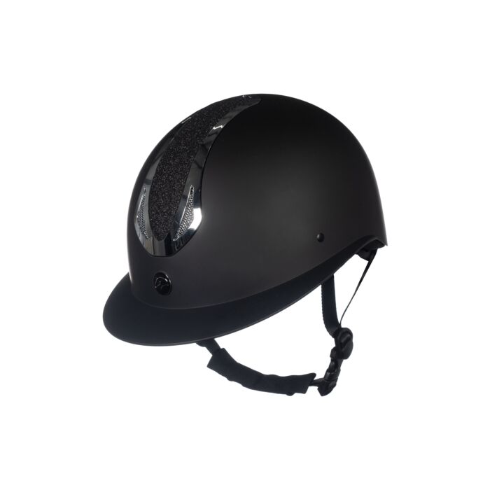Casque d'équitation Illusion Noir/argent HKM