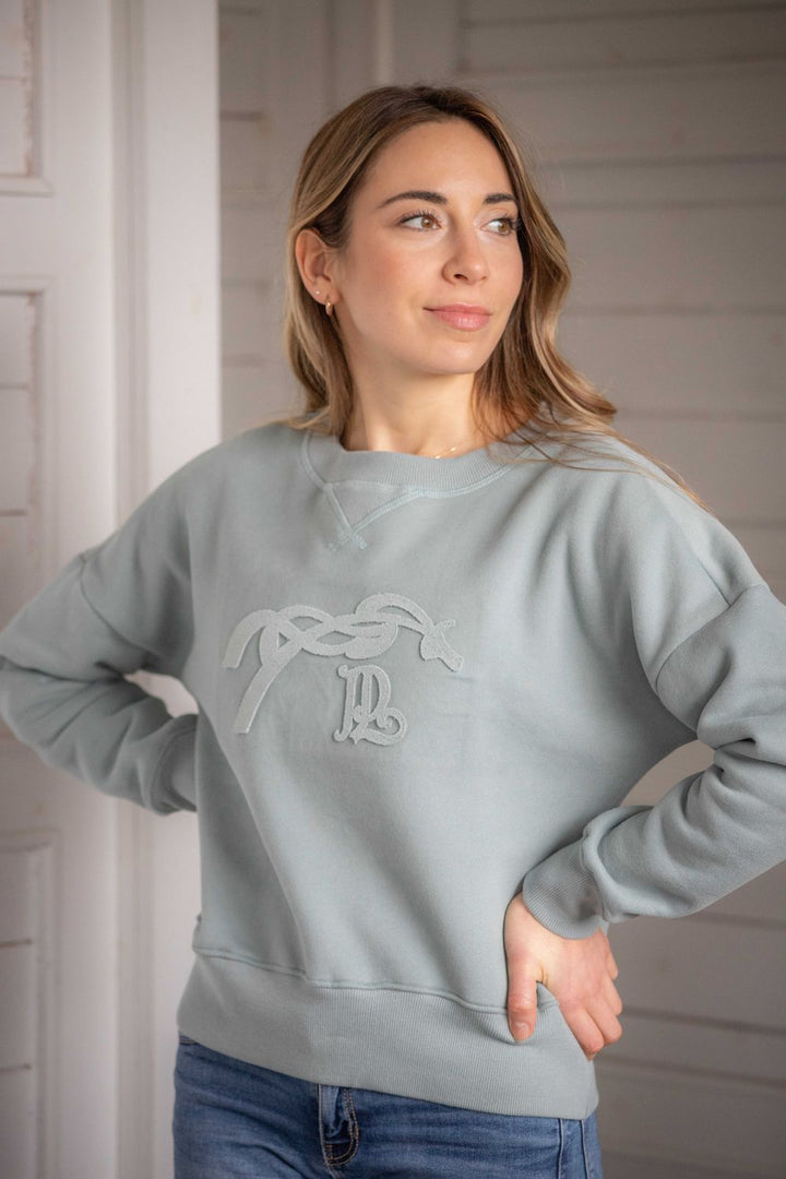 Sweat Bianca vert sauge - Pénélope