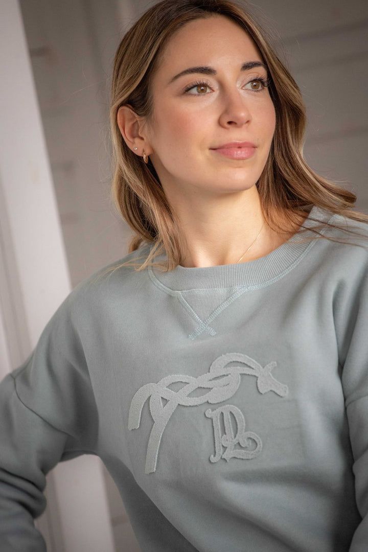 Sweat Bianca vert sauge - Pénélope