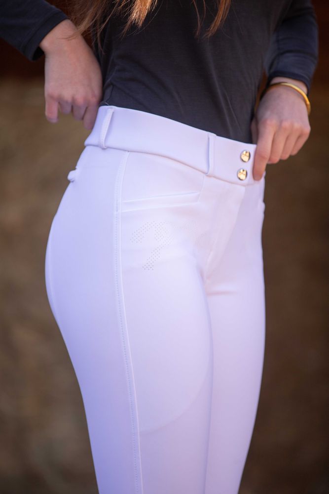 Pantalon d'équitation blanc PENELOPE "Majestic"