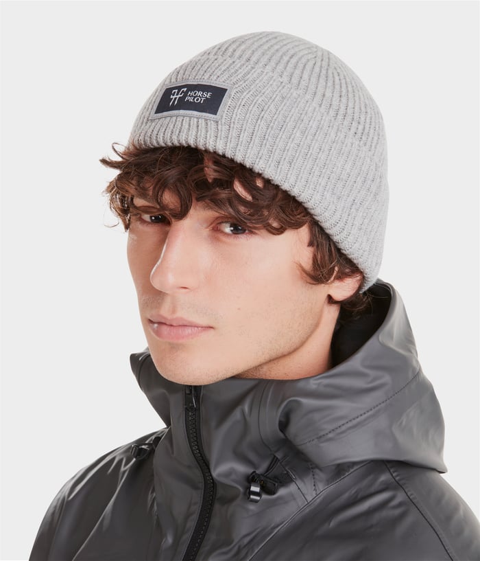Rider Beanie Horse Pilot Wind Gray