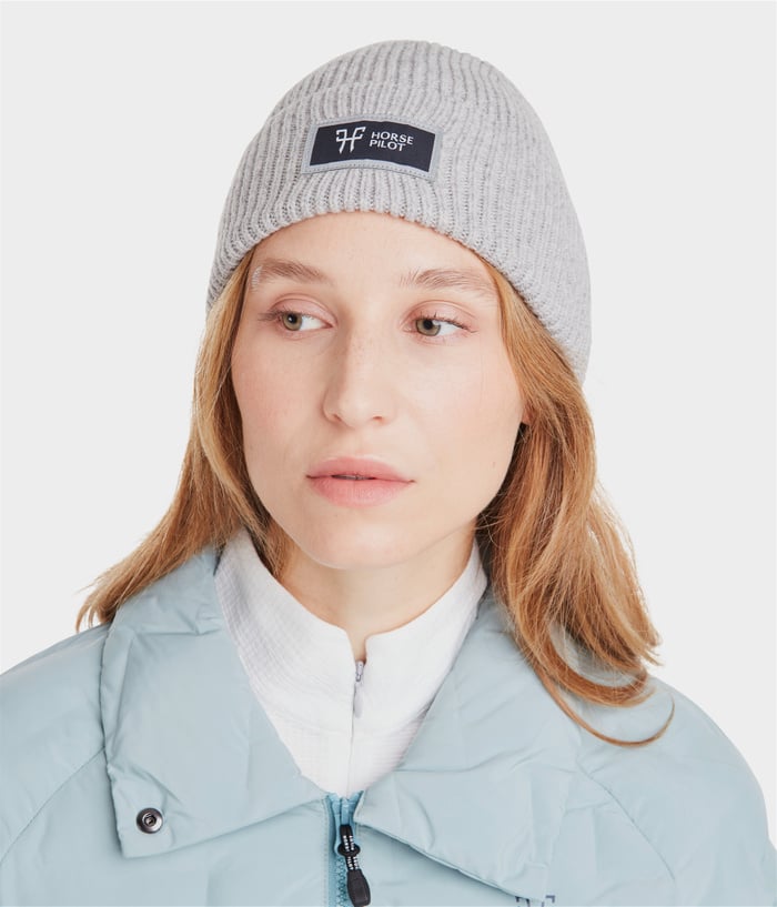 Rider Beanie Horse Pilot Wind Gray