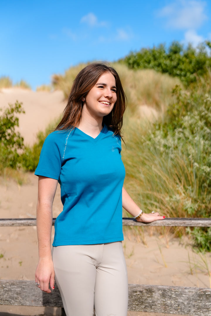 Tee-shirt SARAH Vert Canard - Le Sabotier