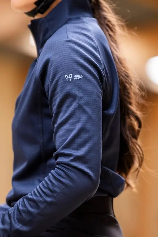 Sweat femme Winter Shirt Horse Pilot Navy