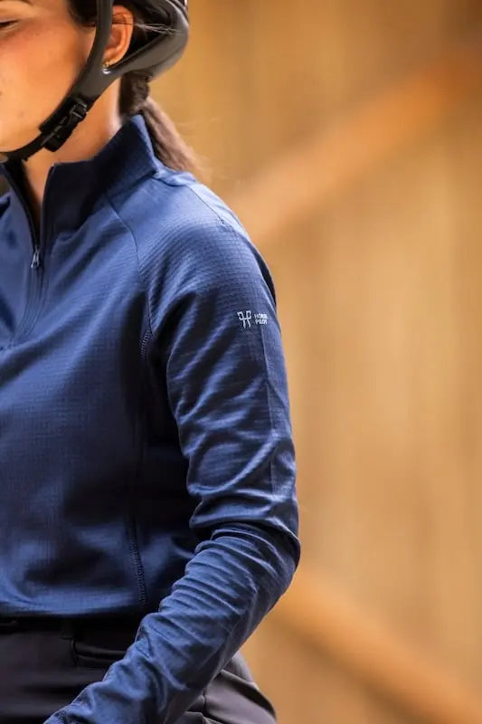 Sweat femme Winter Shirt Horse Pilot Navy
