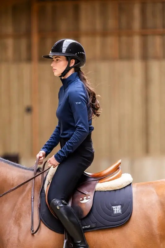 Sweat femme Winter Shirt Horse Pilot Navy