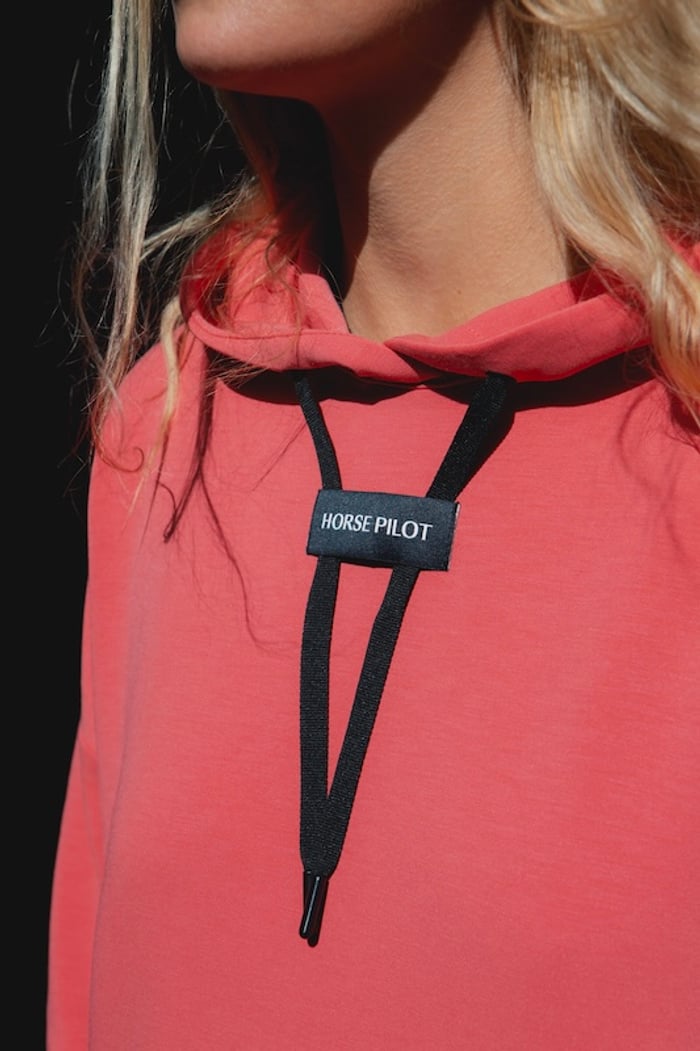 Sweat à capuche femme Team Hoodie Rose Coral