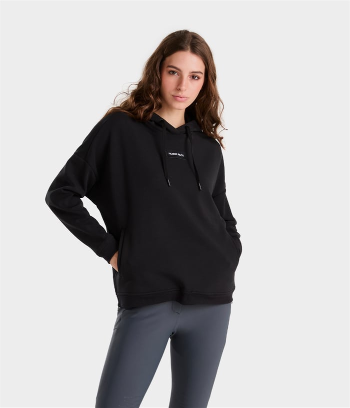 Sweat à capuche femme Team Hoodie Black