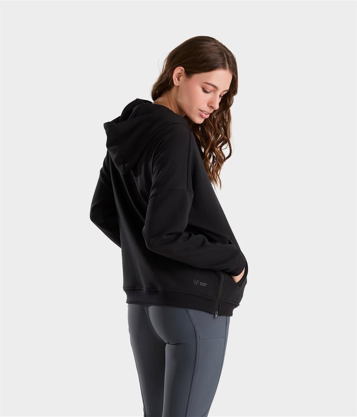 Sweat à capuche femme Team Hoodie Black