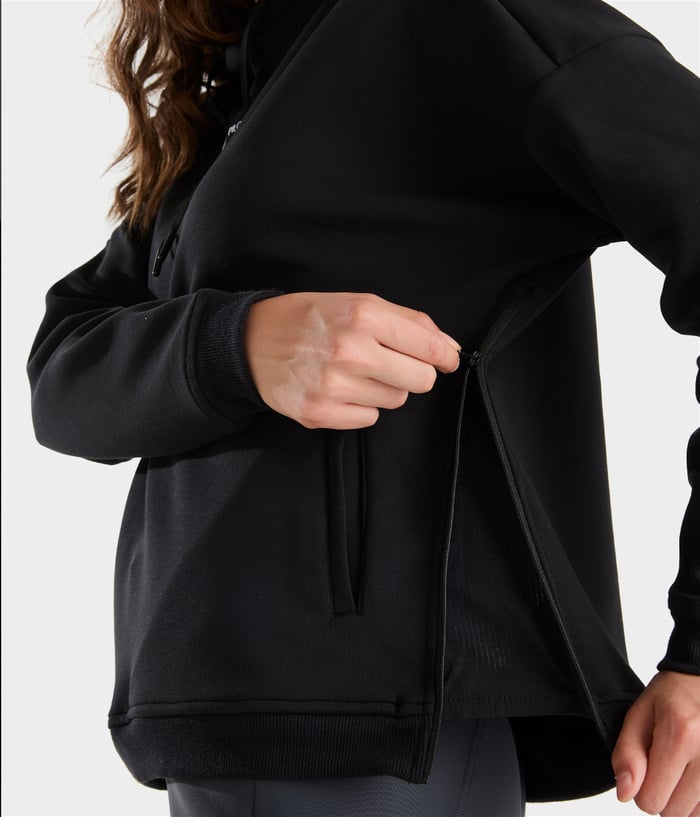 Sweat à capuche femme Team Hoodie Black