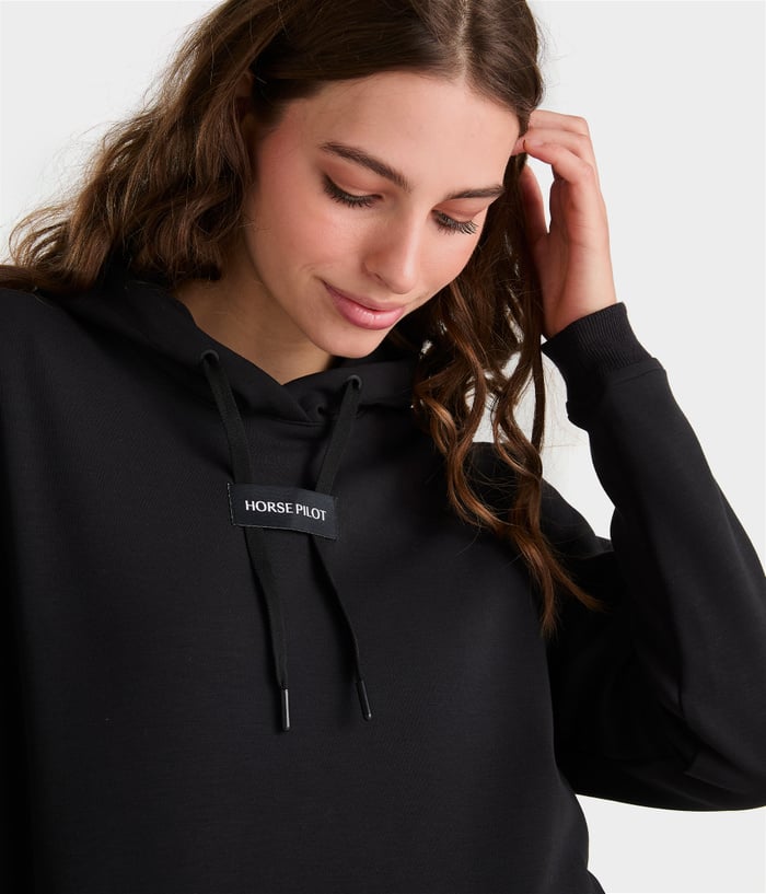 Sweat à capuche femme Team Hoodie Black