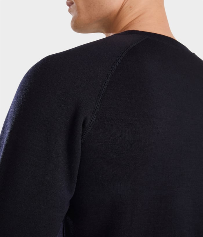 Sweat-shirt homme Merinos Horse Pilot Dark Night