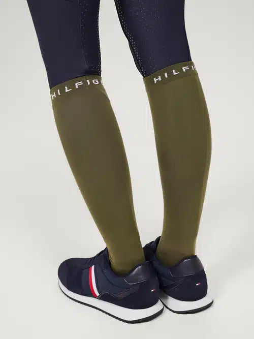 chaussettes Newburgh Riding Socks UTILITY OLIVE Tommy Hilfiger
