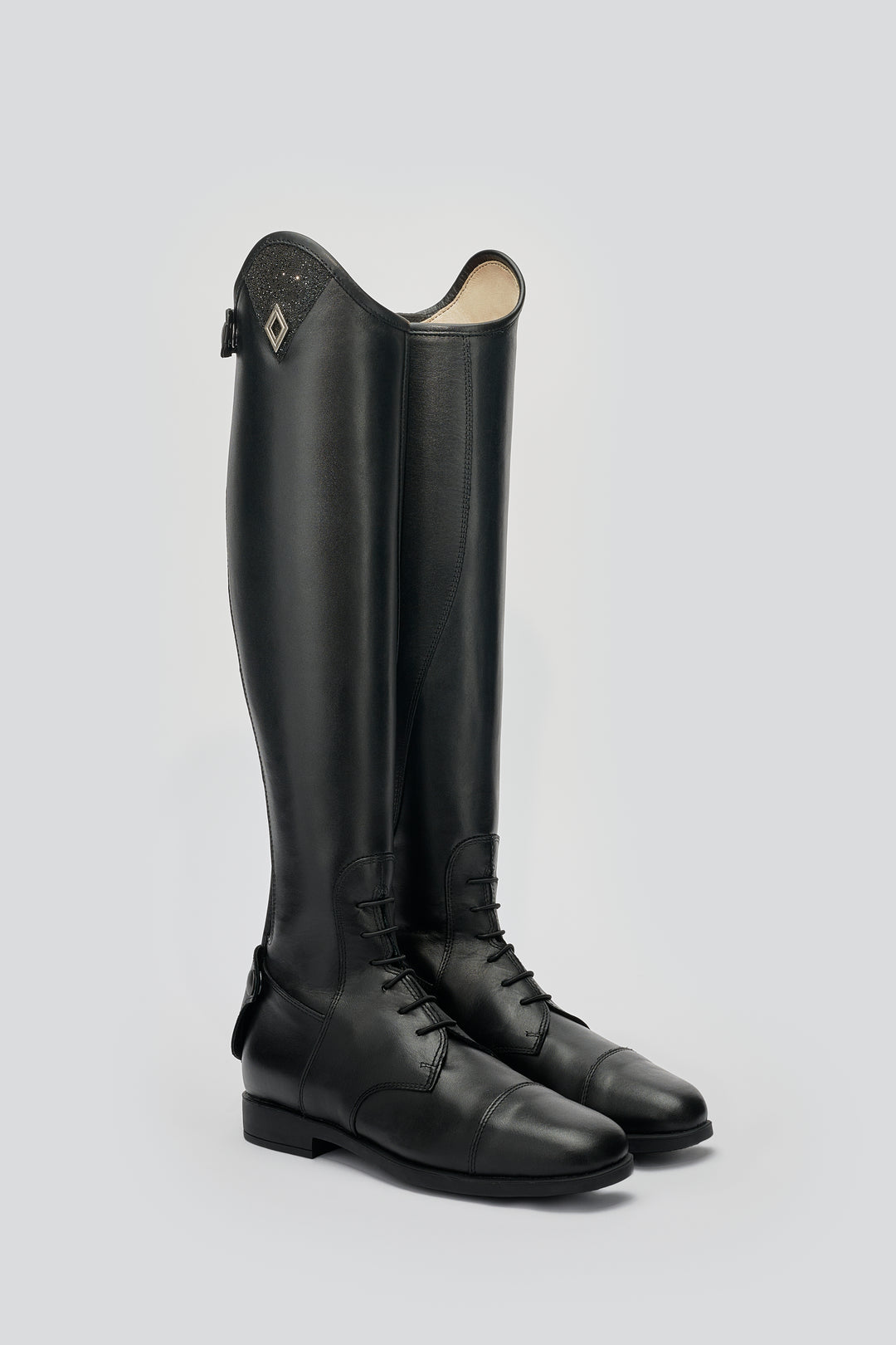 Bottes V1 Prime Derby Noir avec triangle Swarovski - Fabbri