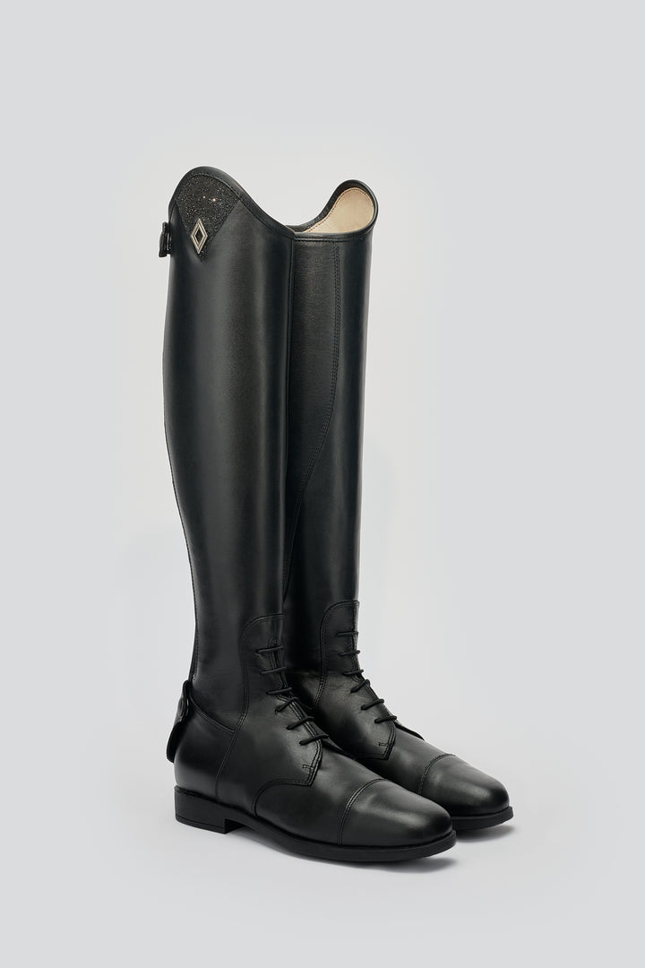 Bottes V1 Prime Derby Noir avec triangle Swarovski - Fabbri