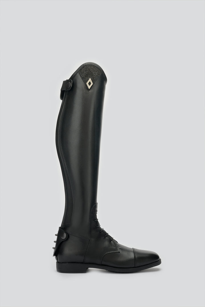 Bottes V1 Prime Derby Noir avec triangle Swarovski - Fabbri