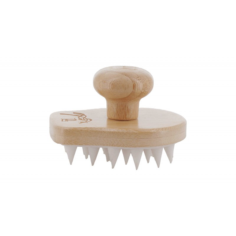 Brosse massante Bois/Blanc - Pénélope Collection