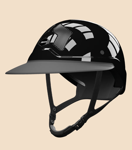 Casque Flex-on armet Noir star visière Angel