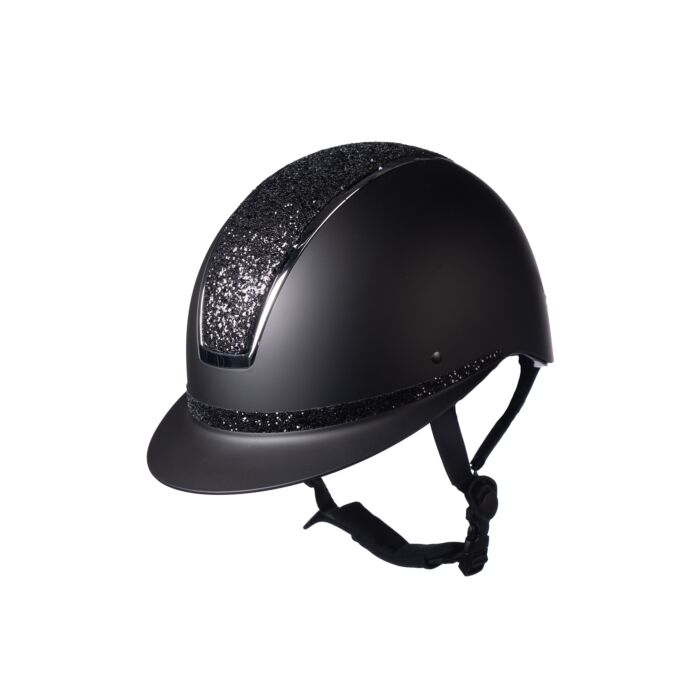 Casque Lady Shield Elegant Noir/Argenté - HKM
