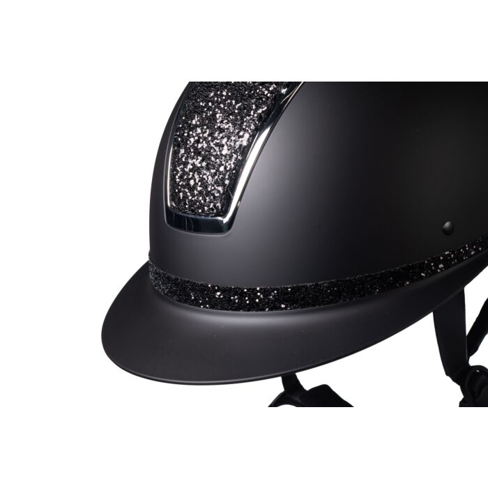 Casque Lady Shield Elegant Noir/Argenté - HKM