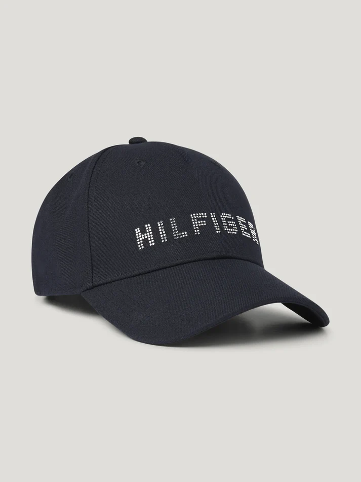 Casquette Florence Rhinestone Desert Sky Noir - Tomy Hilfiger