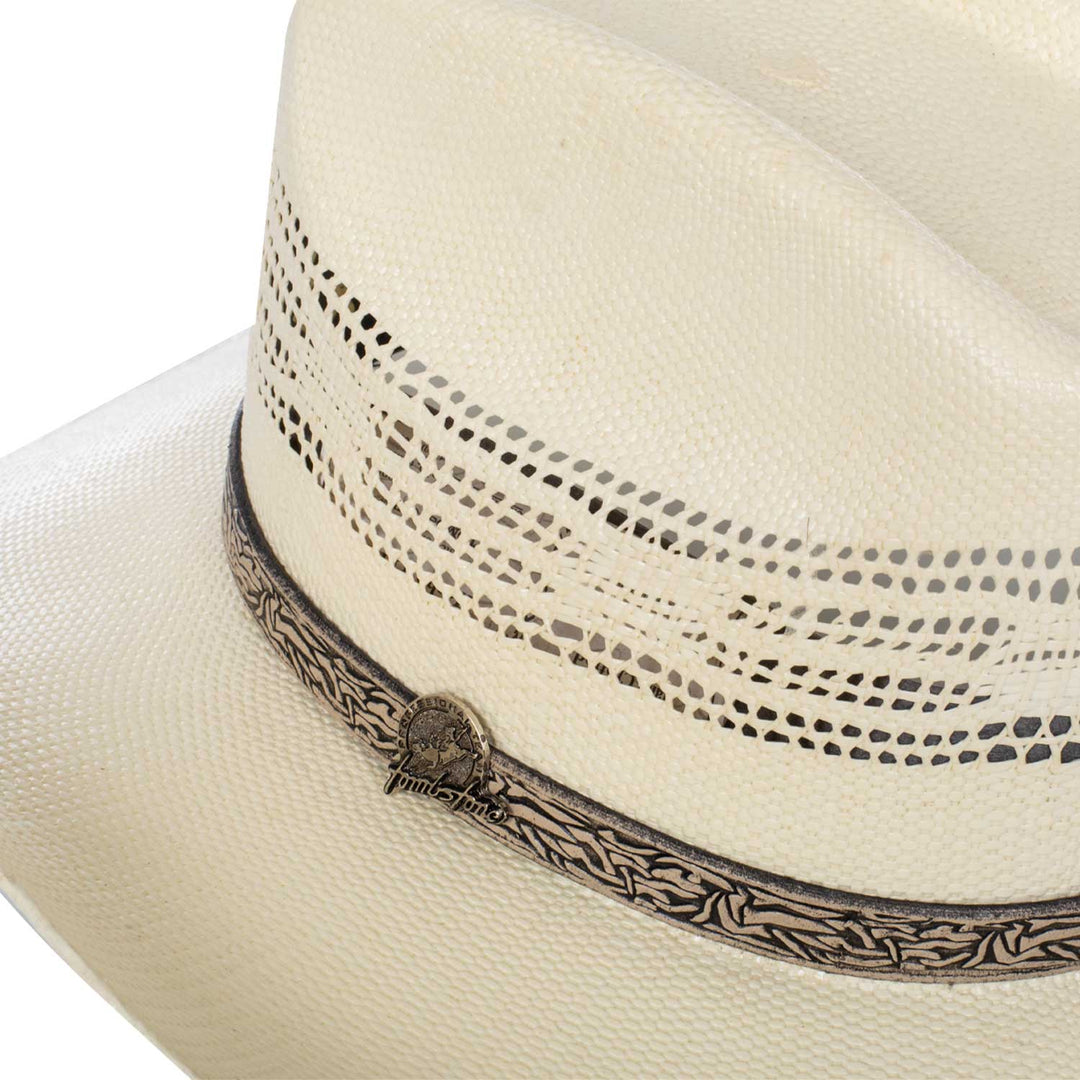 Chapeau western paille rigide Bangora