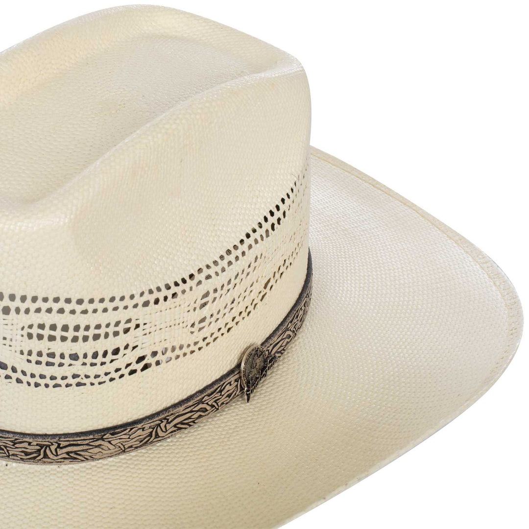 Chapeau western paille rigide Bangora