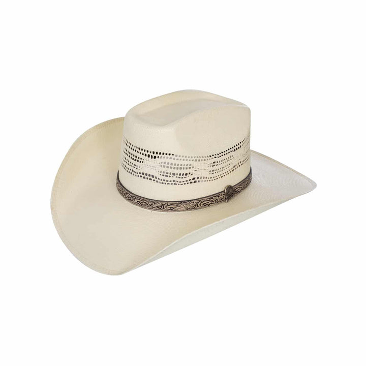 Chapeau western paille rigide Bangora