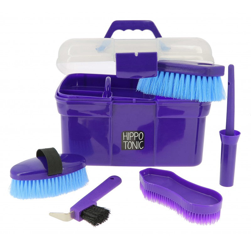 Coffre de pansage complet Violet - Hippotonic