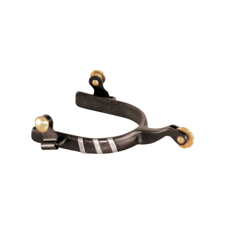 Eperons western en Fer noir et Inox - Amahorse