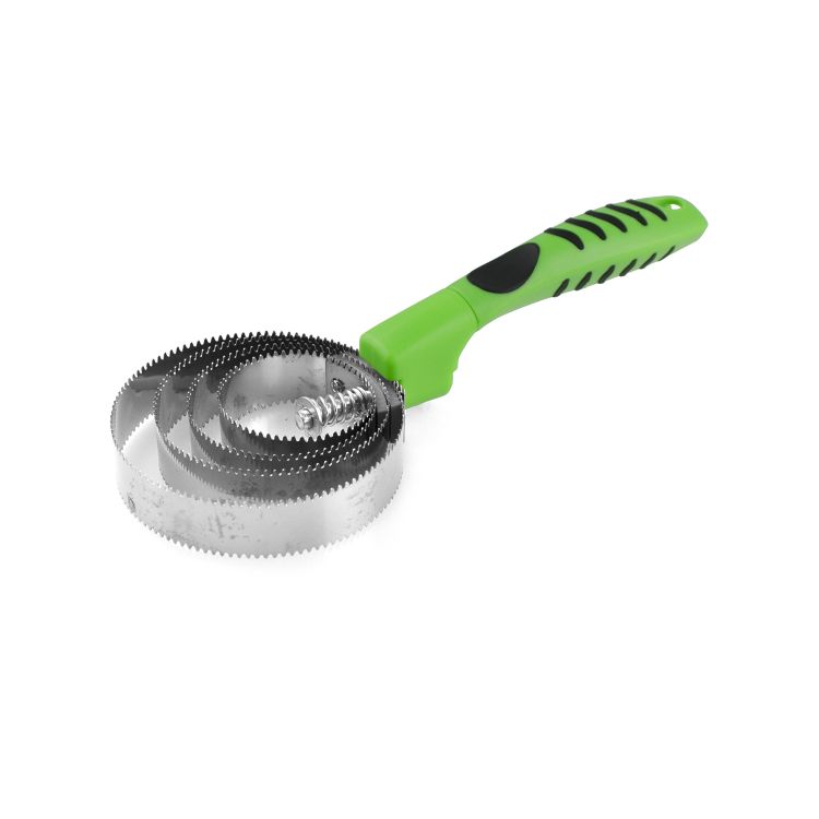 Etrille américaine en inox avec poignée anti dérapante Lime - Amahorse