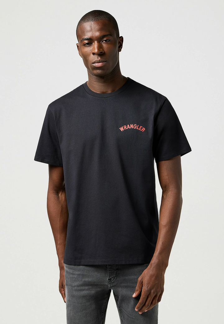 T-shirt graphic Noir - Wrangler