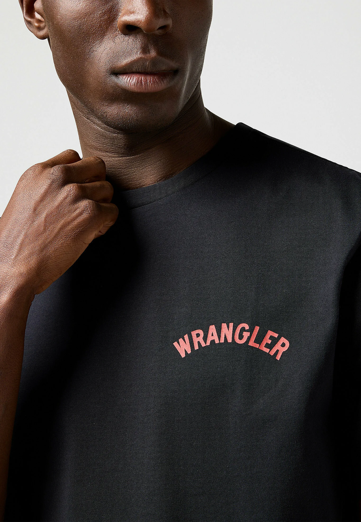T-shirt graphic Noir - Wrangler