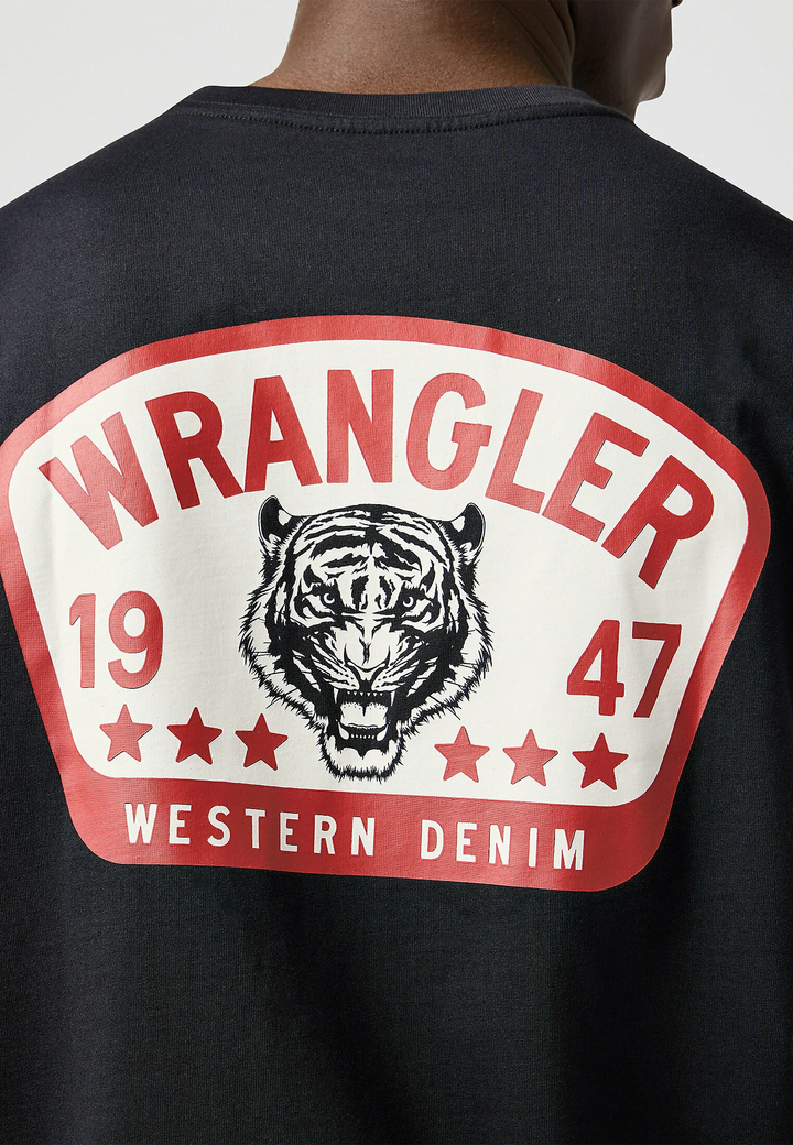 T-shirt graphic Noir - Wrangler