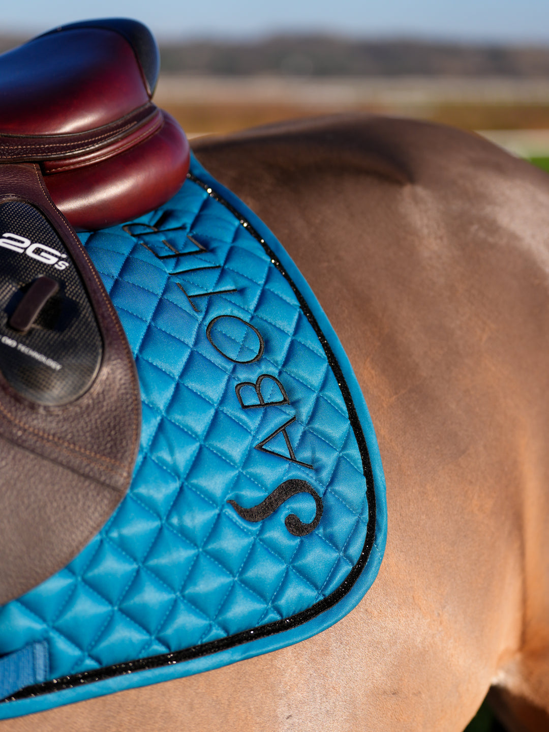 Tapis de selle IGOR Vert Canard - Le Sabotier