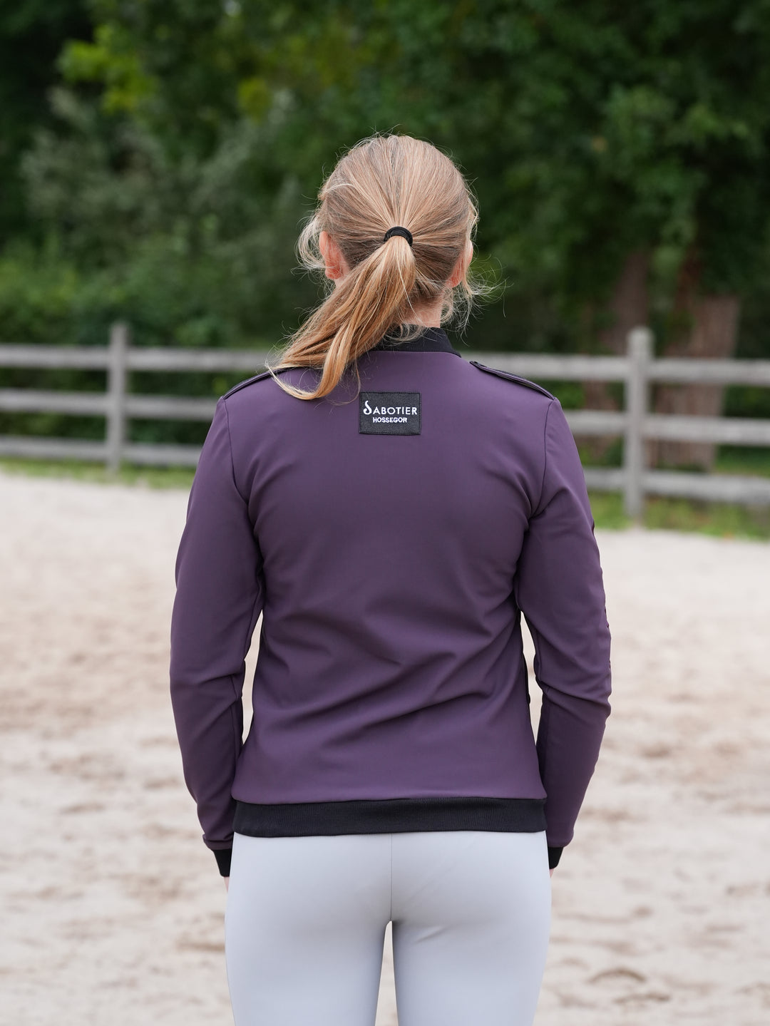 Sweat technique Femme YSEE Le Sabotier Prune