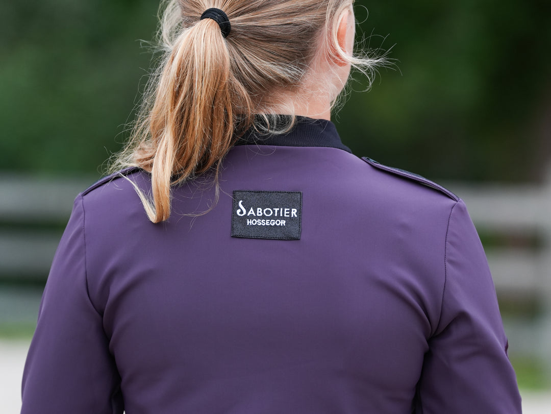 Sweat technique Femme YSEE Le Sabotier Prune