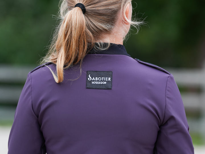 Sweat technique Femme YSEE Le Sabotier Prune