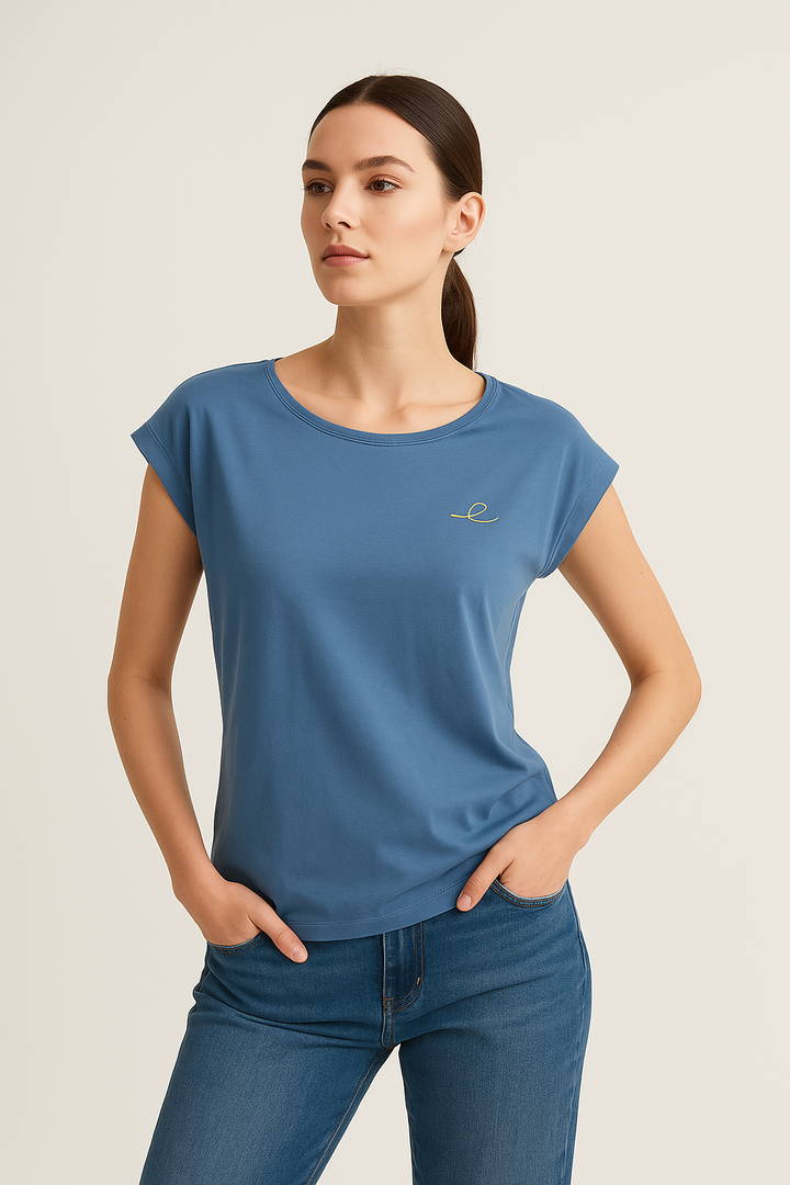 Tee-shirt OPHELIE Aube d'acier -Égérie