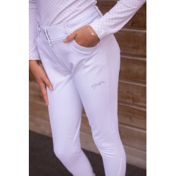 Pantalon d'équitation Élégance EDEN BY PL Blanc