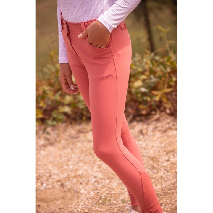 Pantalon d'équitation Élégance EDEN BY PL Vieux Rose