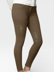 Pantalon d'équitation Justine Marron Glacé - Égérie