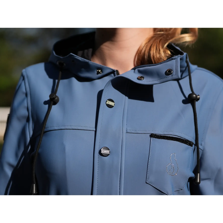 Parka HUGUETTE Bleu - Le Sobatier