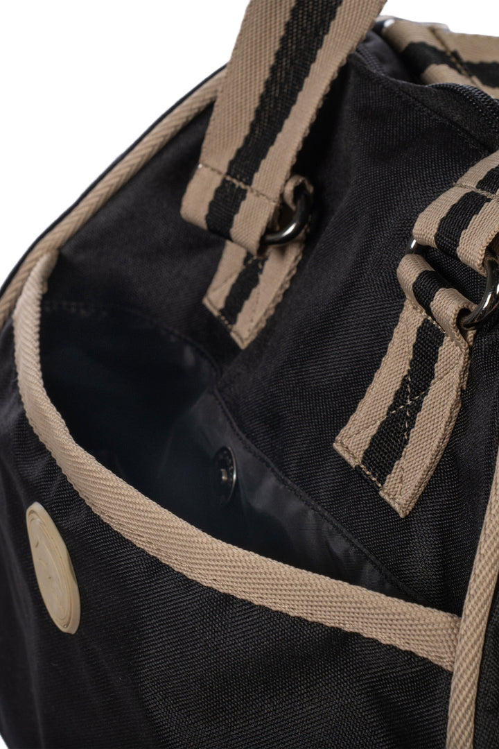 Sac pour casque Joules Noir/Beige - HKM