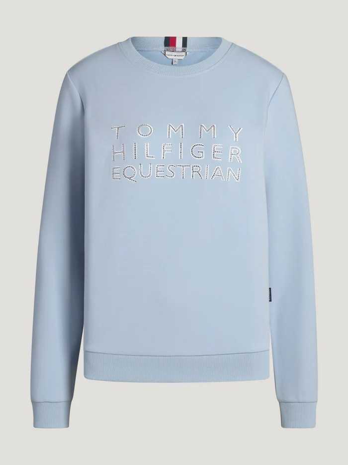 Sweat à strass Belair Sweet Blue - Tommy Hilfiger
