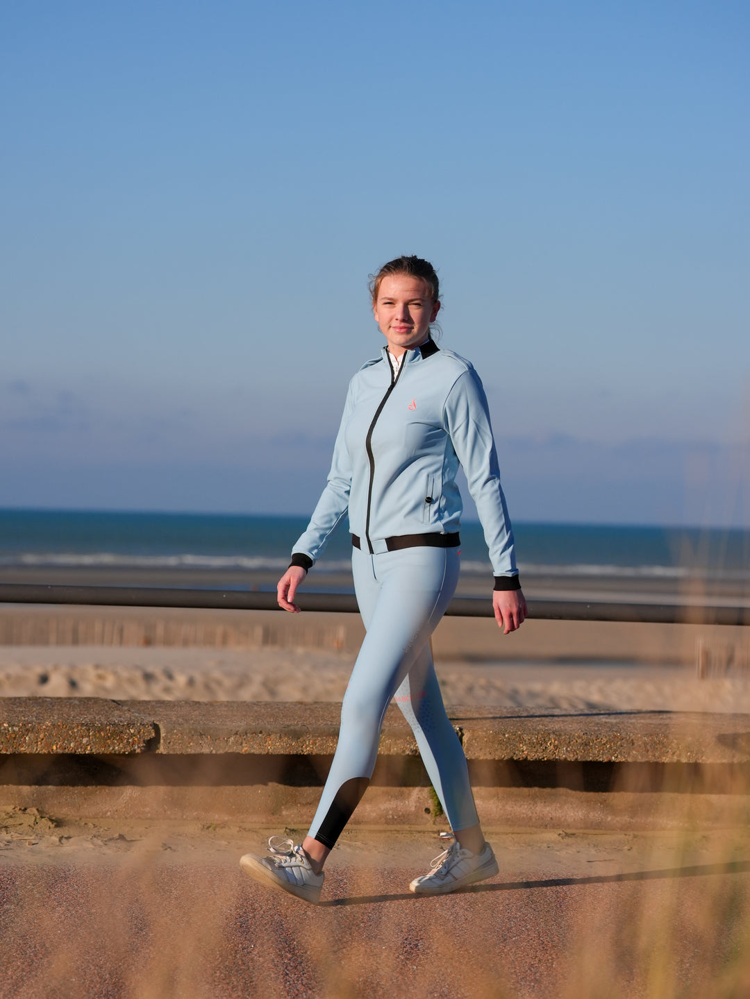 Sweat technique LUCETTE Bleu Glacier - Le Sabotier