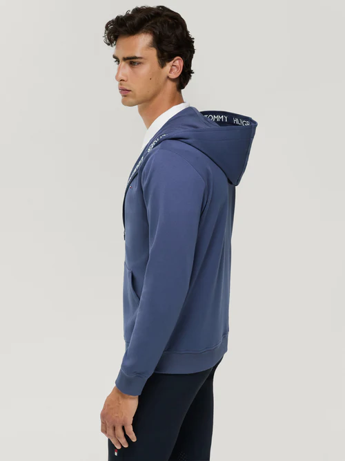 Hoodie Zippé Ventura Faded Indigo - Tommy Hilfiger