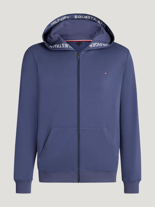 Hoodie Zippé Ventura Faded Indigo - Tommy Hilfiger